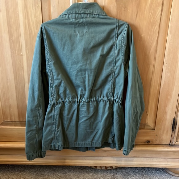 Old Navy army green jacket, women’s small. Super cute with jeans or slacks. - Picture 3 of 6